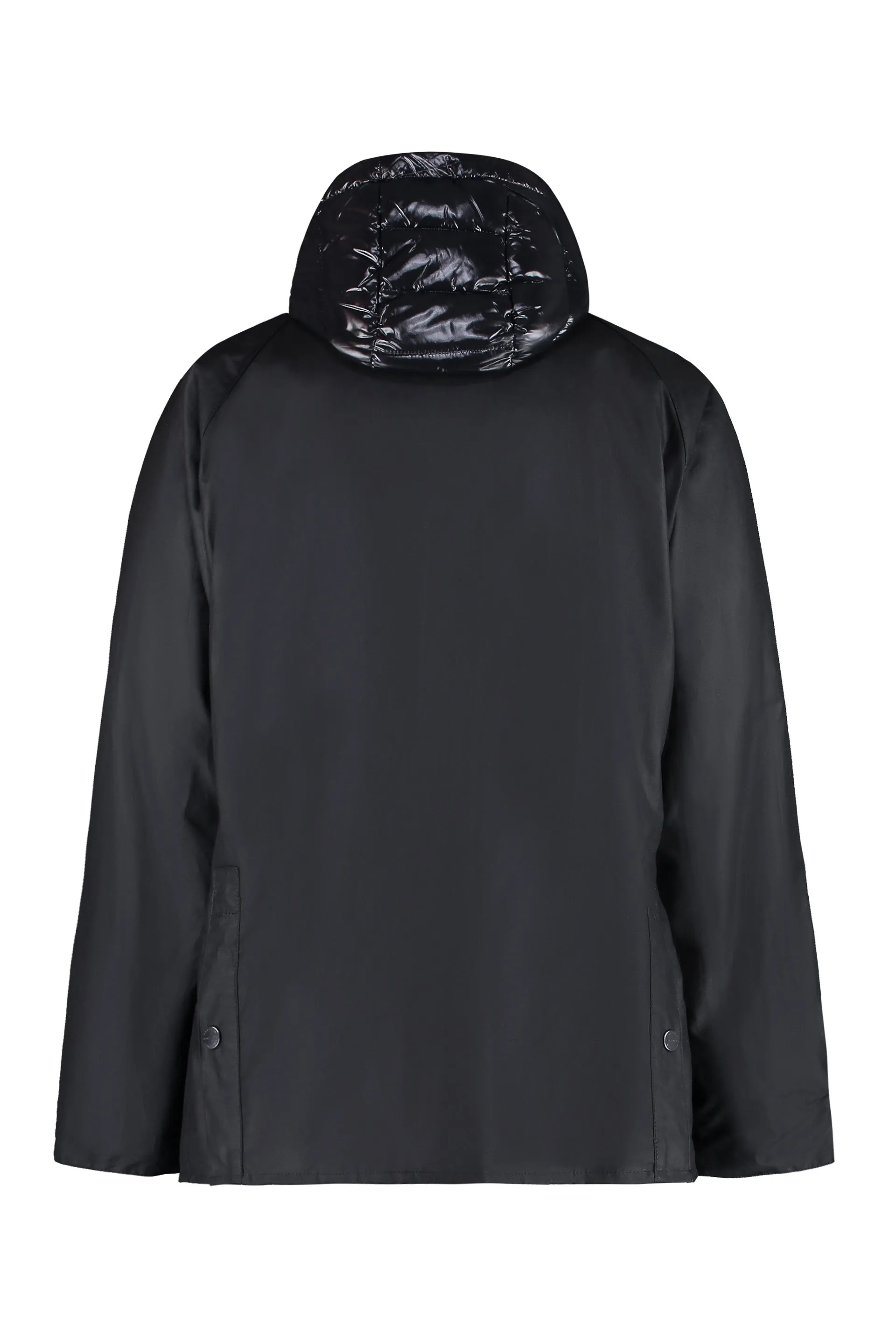 2 Moncler 1952 - Wight hooded short down jacket