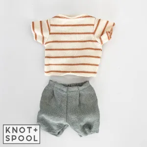 2024 Maileg Bunny Striped Blouse And Shorts | Size 1