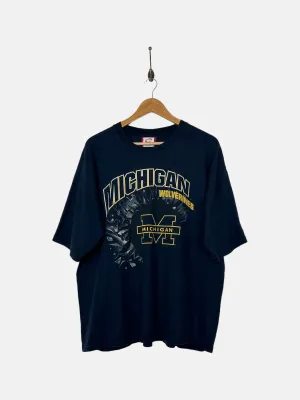 90's Michigan Wolverines Vintage T-Shirt Size XL (cropped fit)