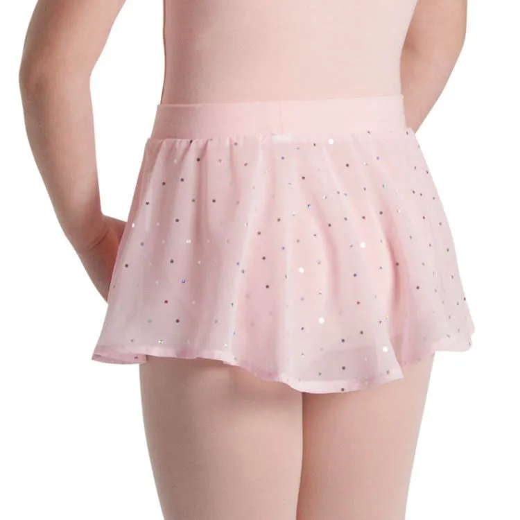 A55161G - Bloch Olesia Sequin Spotted Girls Skirt