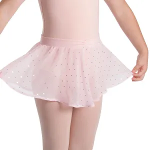 A55161G - Bloch Olesia Sequin Spotted Girls Skirt