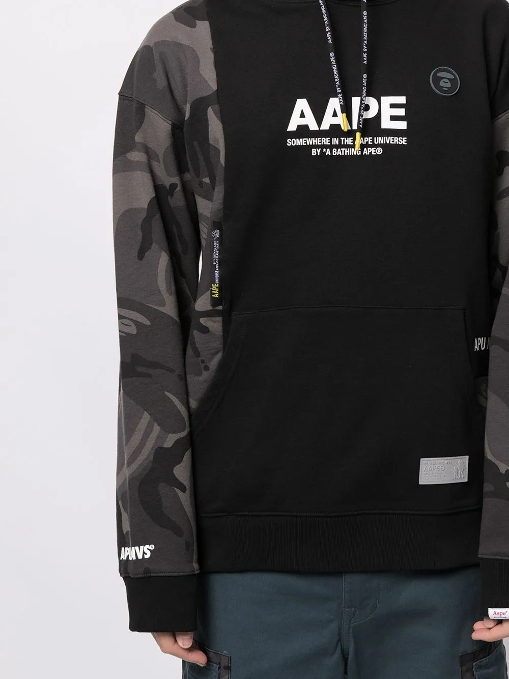 AAPE BY *A BATHING APE® camouflage-print hoodie