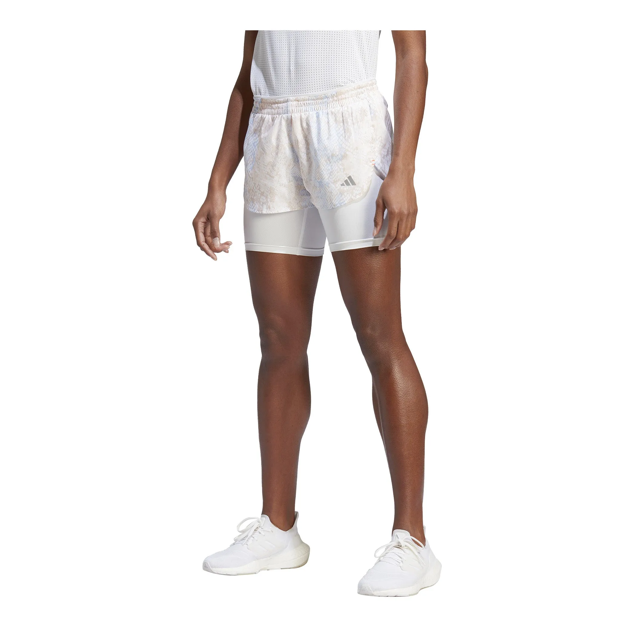 ADIDAS SHORT 2-EN-1 RUN FAST - FEMME