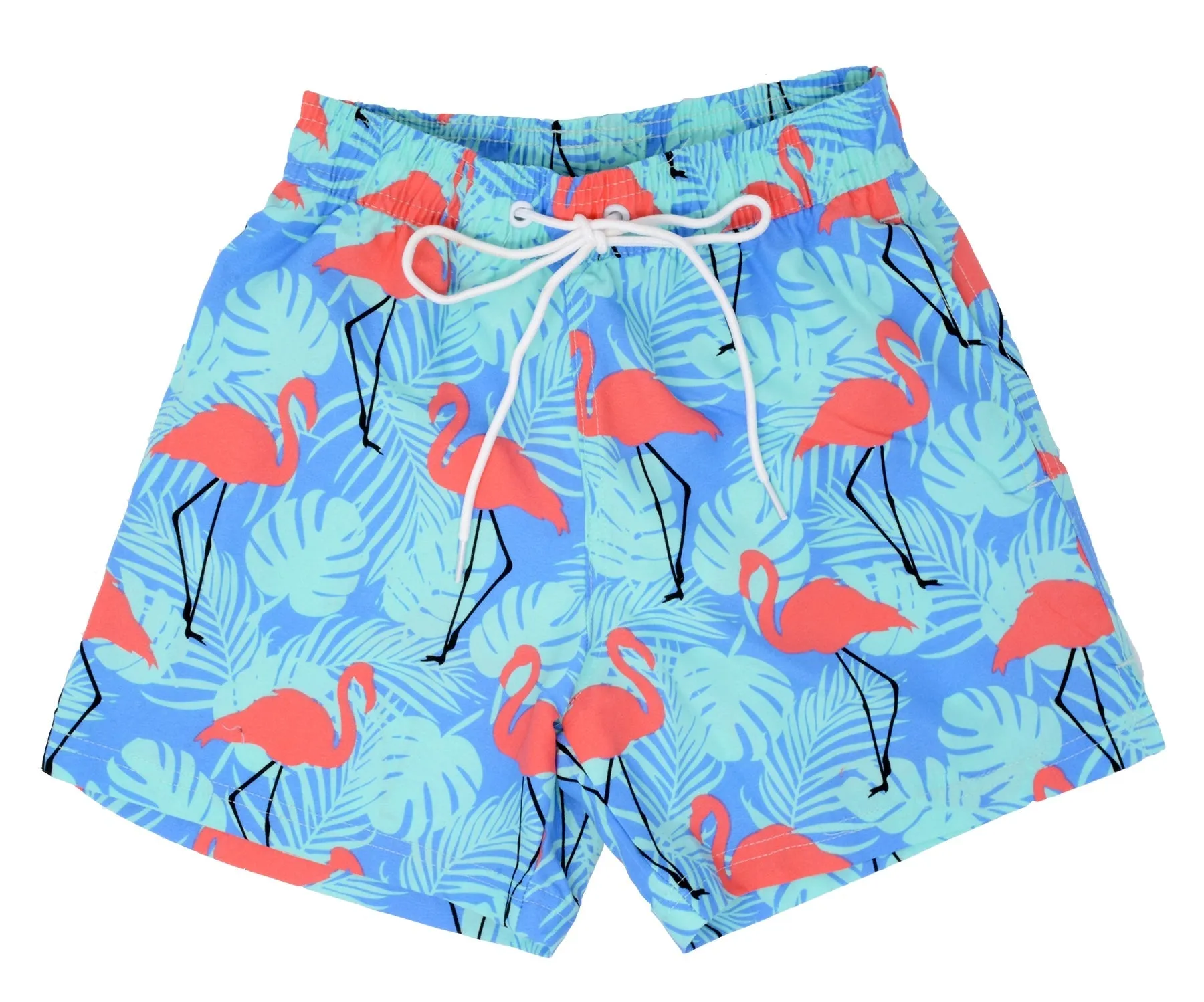 Adoretex Boy's Flamingo Printed Beach Board Shorts (MP018)