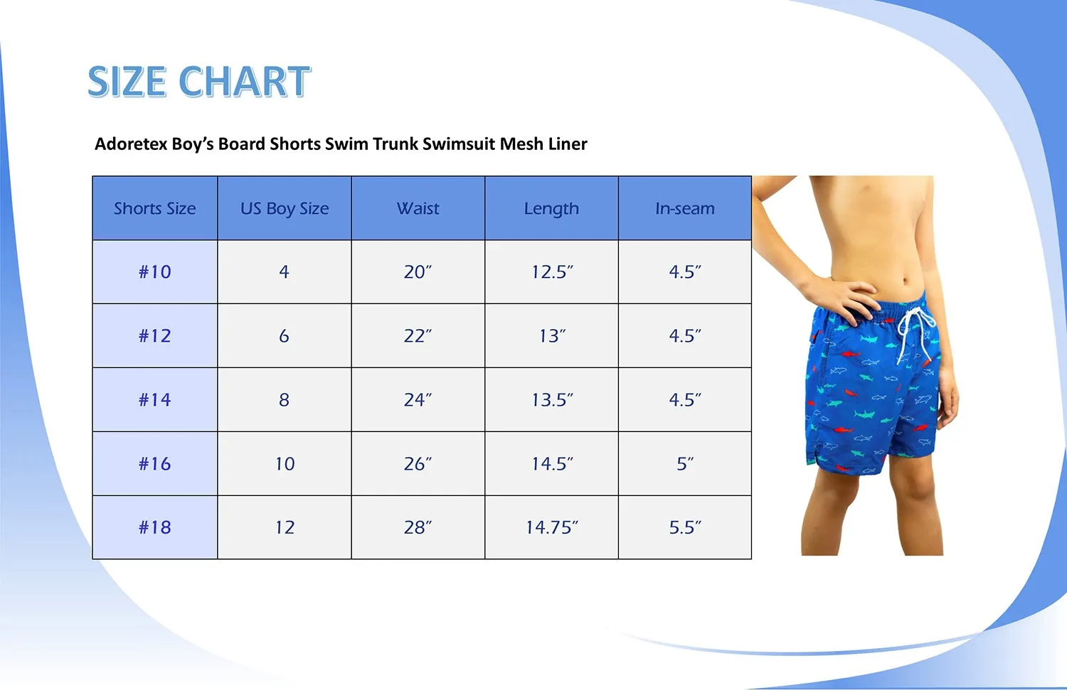 Adoretex Boy's Flamingo Printed Beach Board Shorts (MP018)