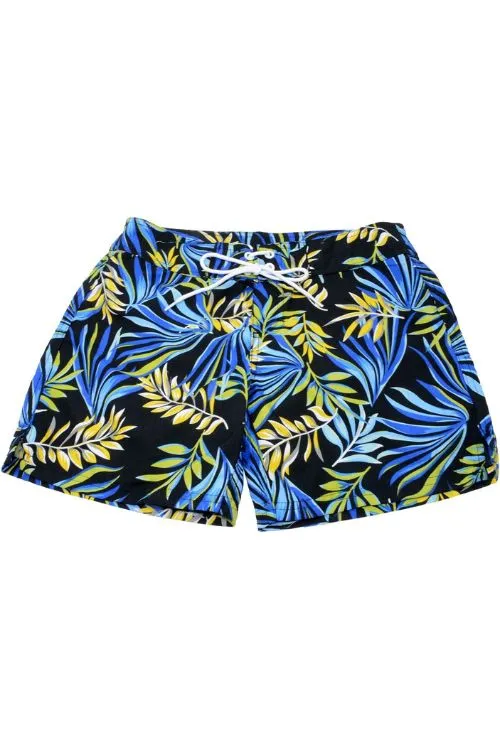 Adoretex Women's Plus Size Fern Garden Quick Dry Board and Water Shorts (FBP007P)