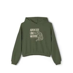 Advocate Like a Mother Tiger Women's Cinched Bottom Hoodie