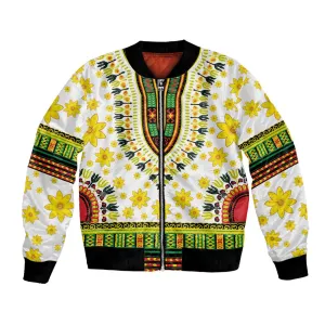 Afro Enkutatash Dashiki and Adey Abeba Bomber Jacket LT9