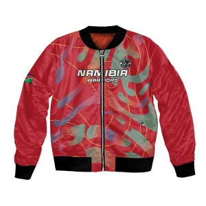 Afro Namibia Football Custom Bomber Jacket Go Namibia Warriors - Sporty Style LT15