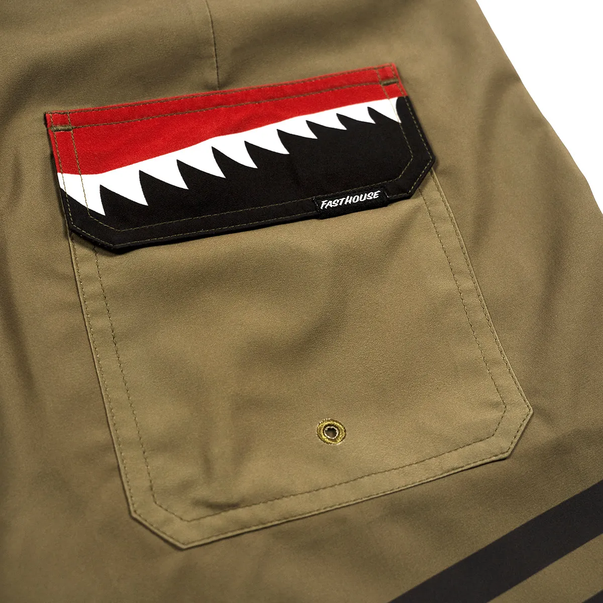 After Hours 18" 3-Pocket Bomber Boardshort - Olive