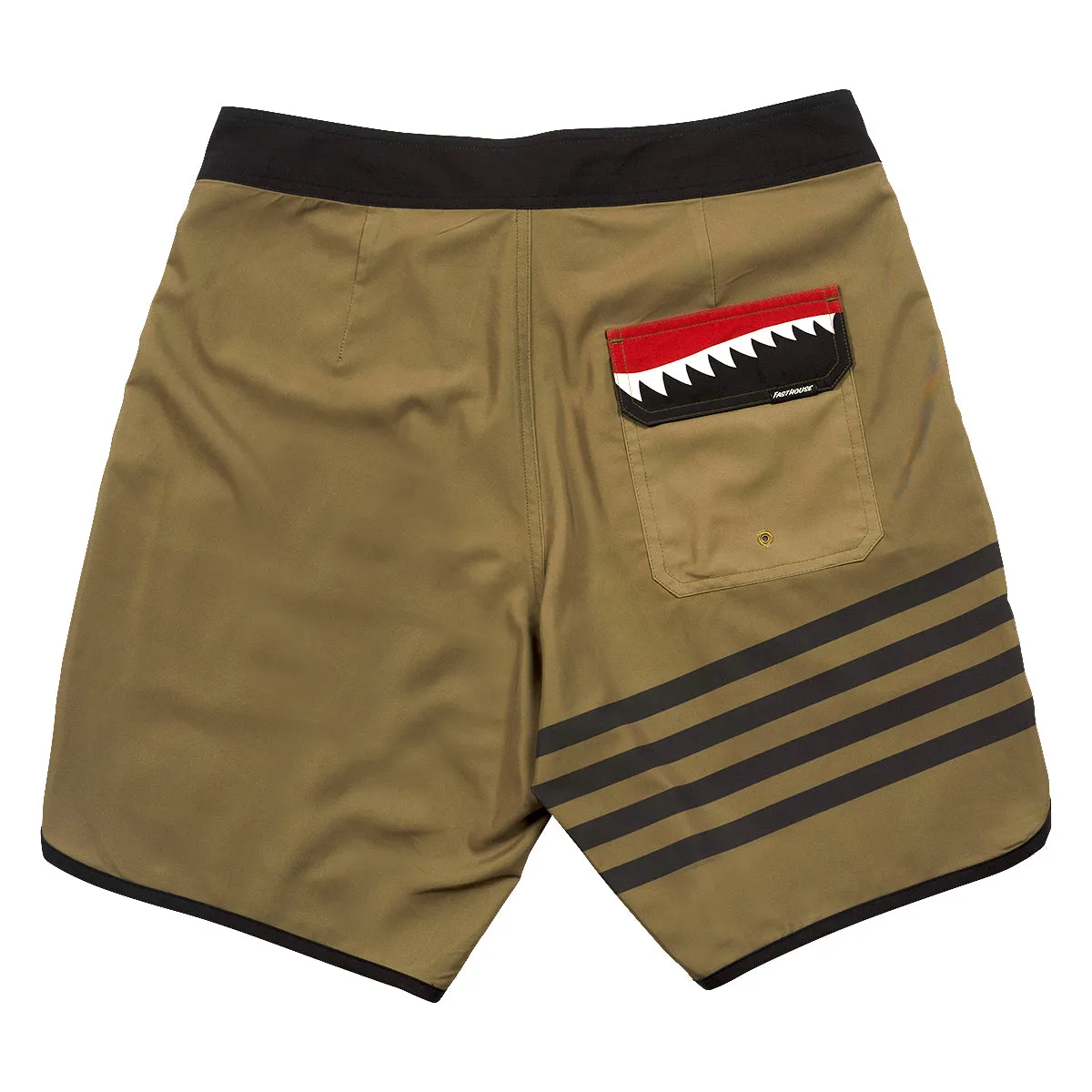 After Hours 18" 3-Pocket Bomber Boardshort - Olive