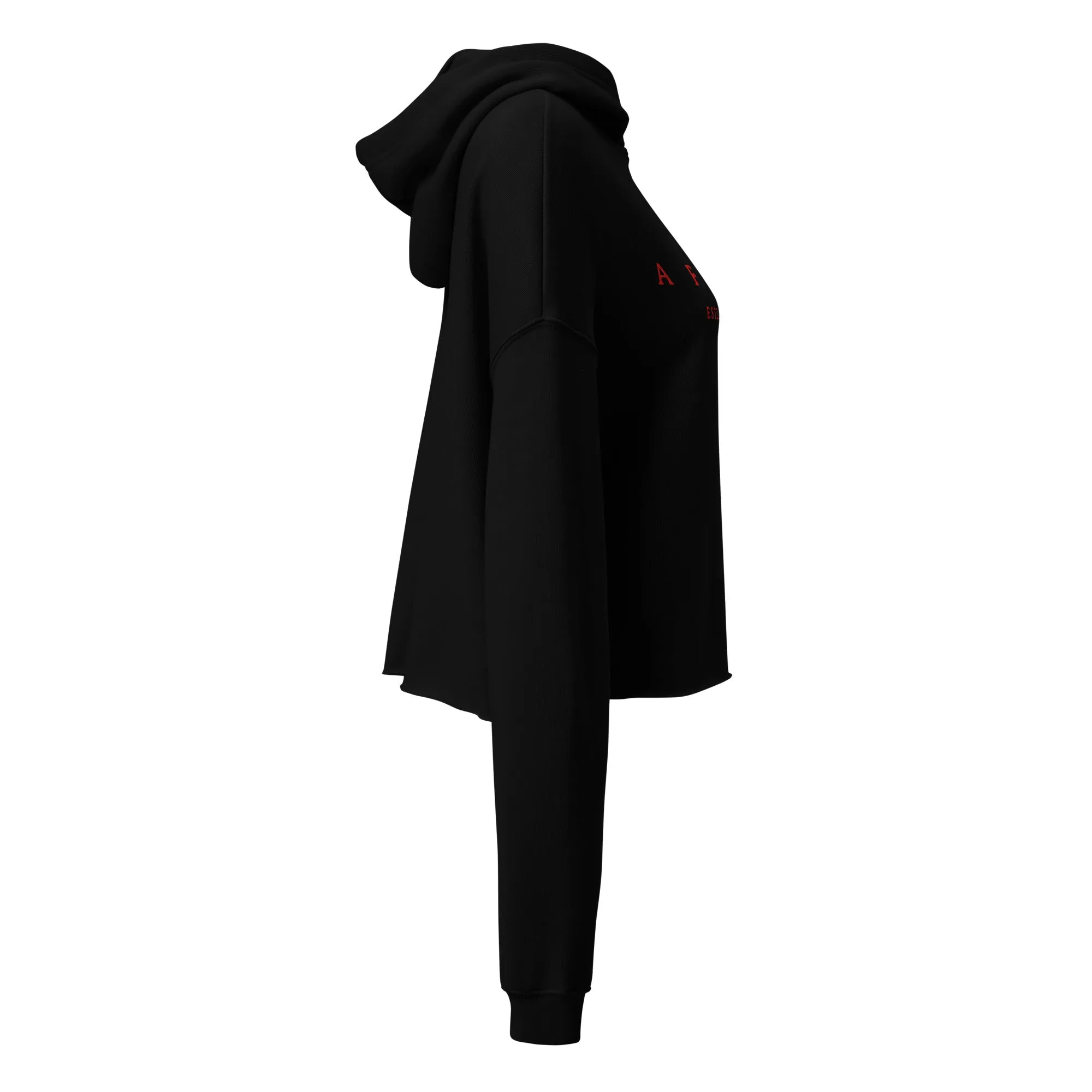 Aftrz Embroidered Crop Hoodie