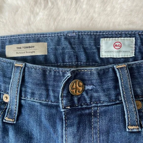 AG Adriano Goldschmied Relaxed Straight Jeans