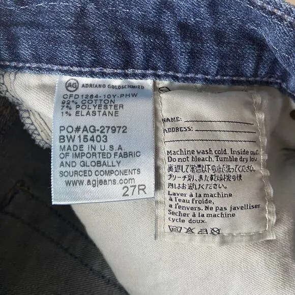 AG Adriano Goldschmied Relaxed Straight Jeans