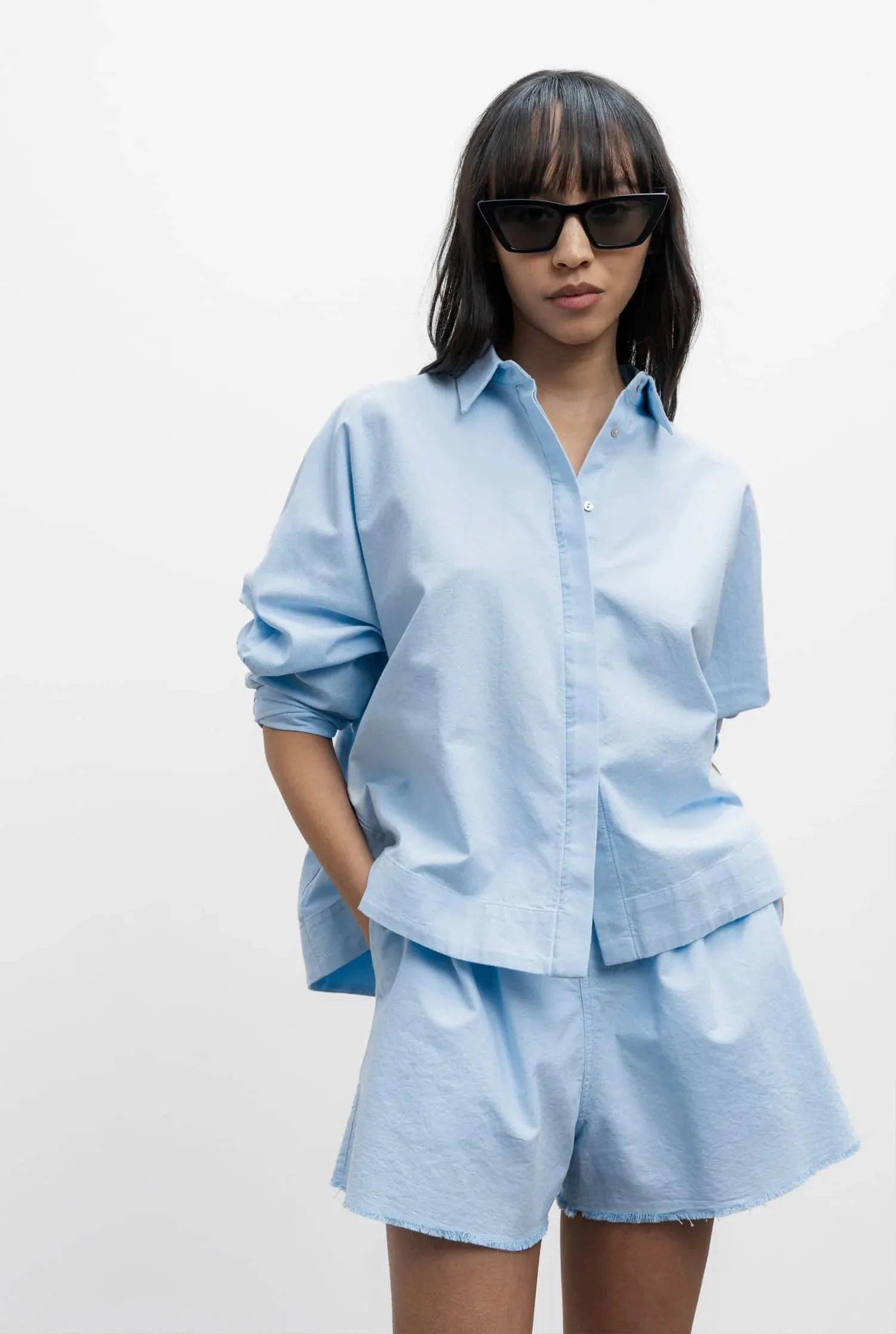 Airi Oxford Shorts