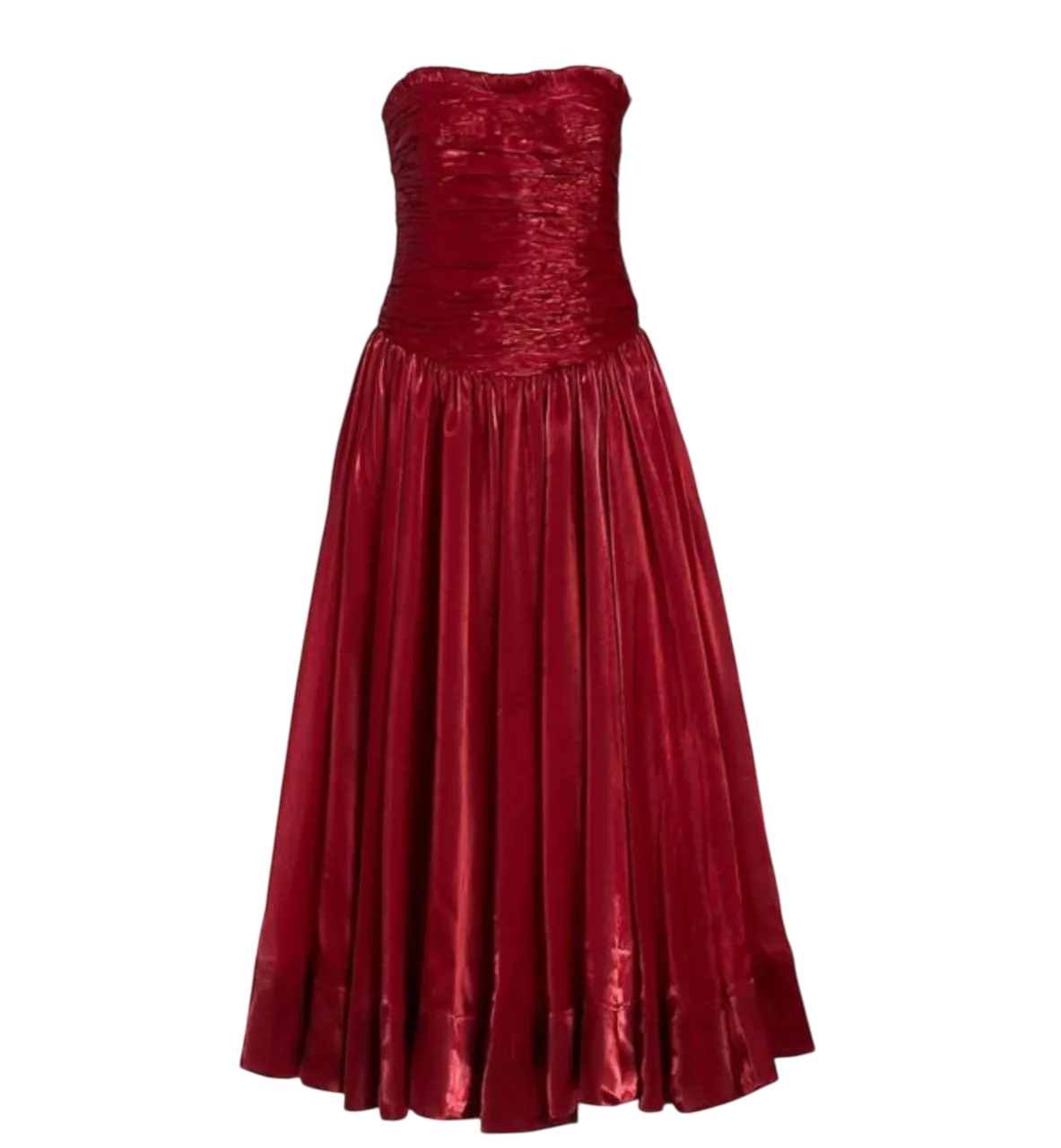 Aje Red Regent Midi Dress UK 4