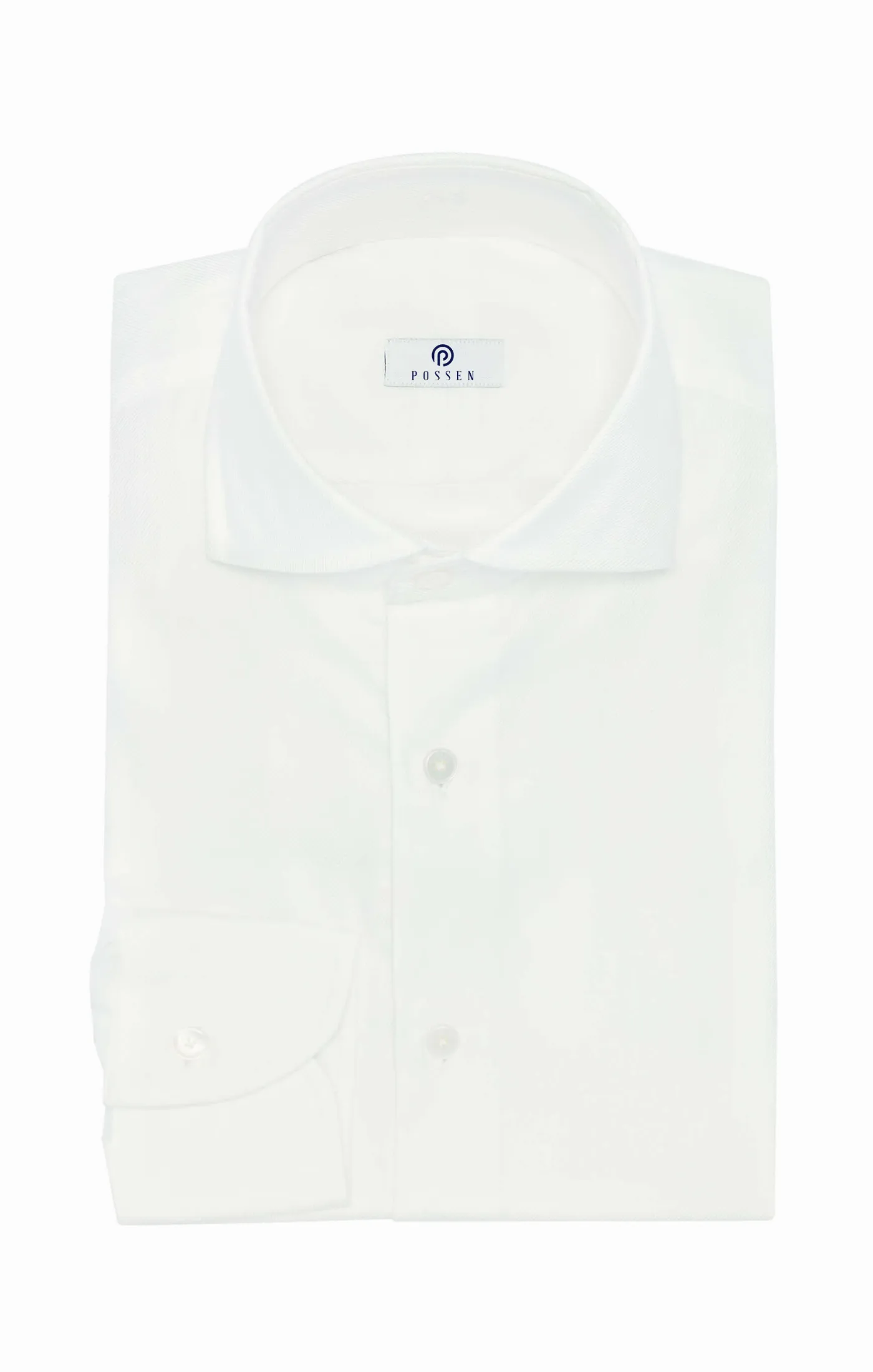 Albini White Twill 365 Easy Care Fine Cotton