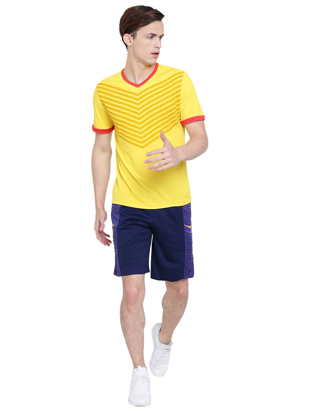 Alcis Men Solid Navy Blue Shorts