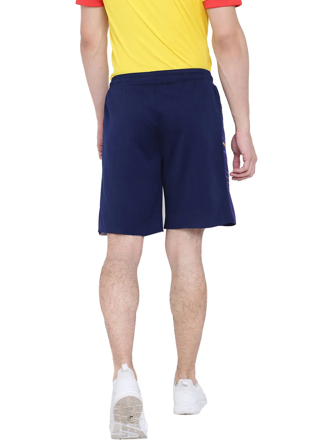 Alcis Men Solid Navy Blue Shorts