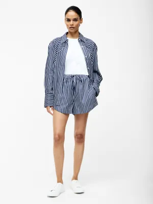 Alexis Cotton Striped Drawstring Shorts