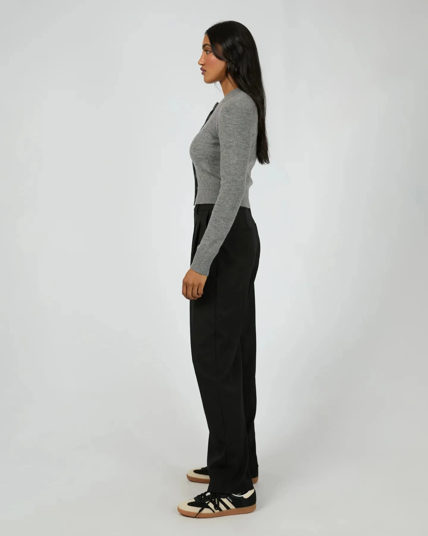 All About Eve Waldorf Cardigan - Grey