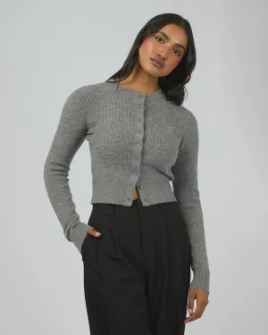 All About Eve Waldorf Cardigan - Grey