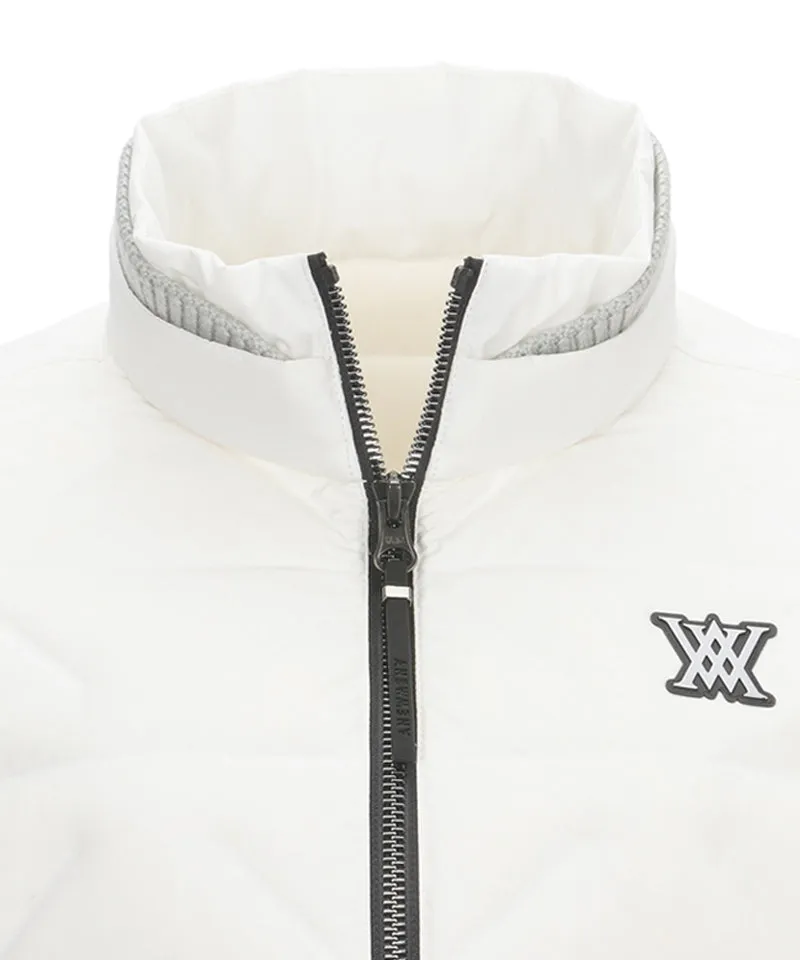 ANEW Golf Women's  Square Tube Down Jacket - Ivory