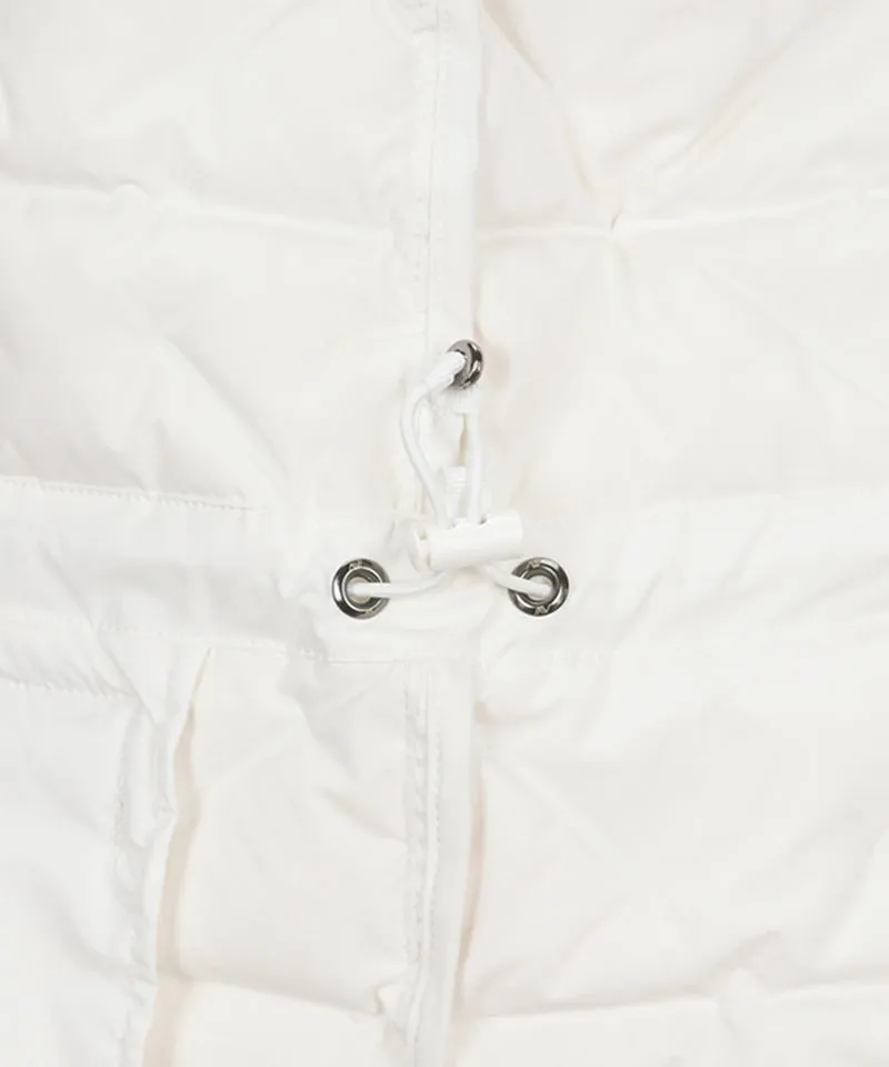 ANEW Golf Women's  Square Tube Down Jacket - Ivory