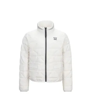 ANEW Golf Women's  Square Tube Down Jacket - Ivory