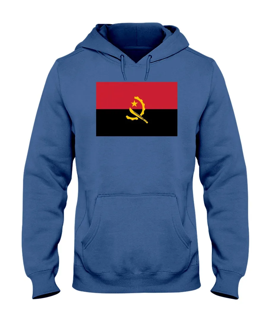 Angola Flag  Jerzees  Hoodie