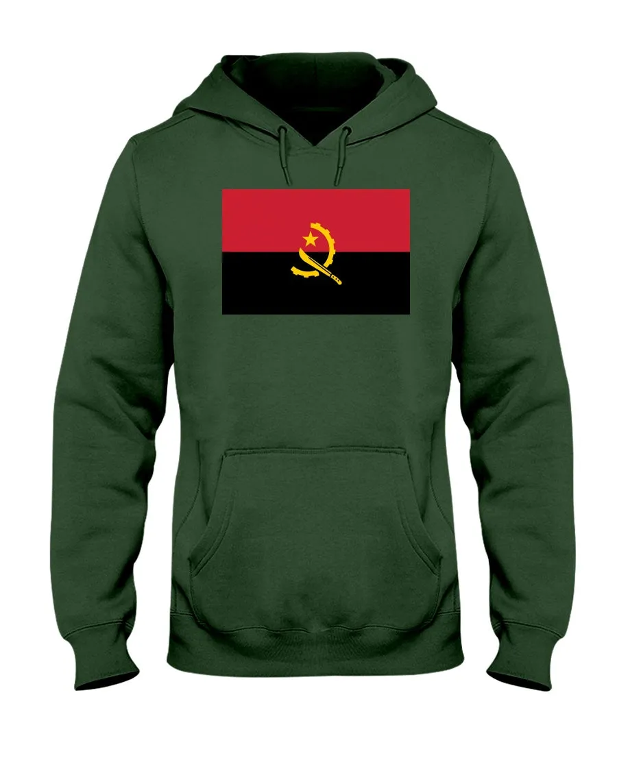 Angola Flag  Jerzees  Hoodie