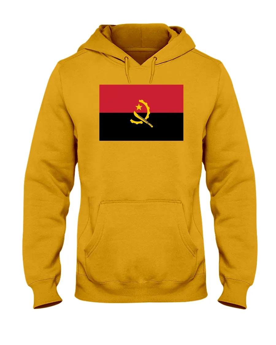 Angola Flag  Jerzees  Hoodie