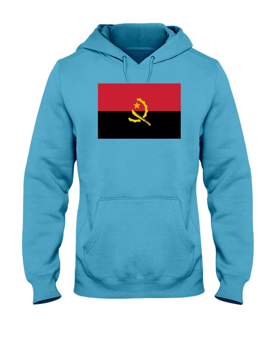 Angola Flag  Jerzees  Hoodie