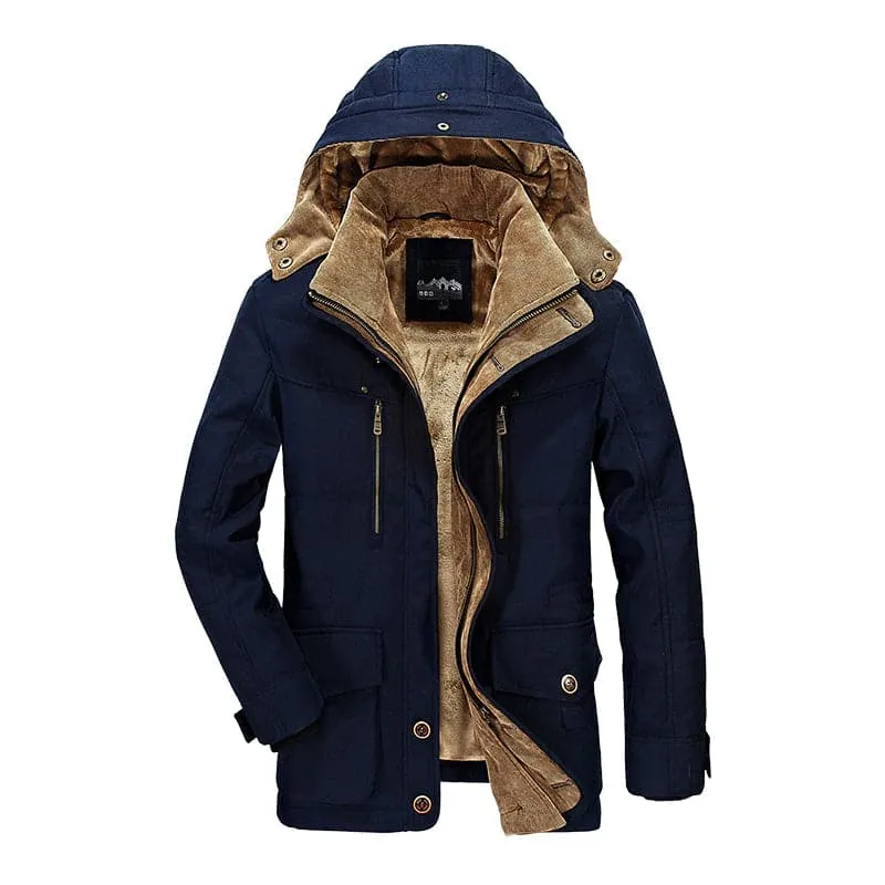 Anthony's multi-pocket winter jacket