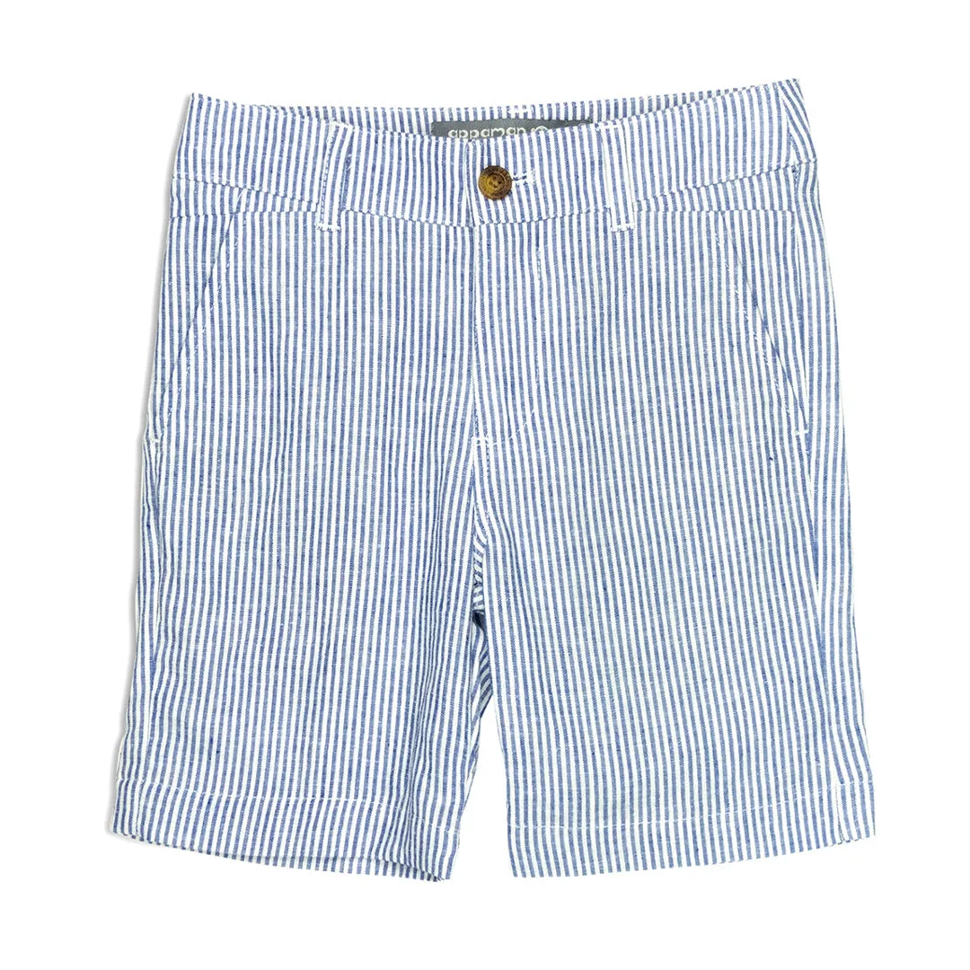 Appaman Trouser Short - Nautical Stripe