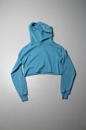 Aritzia TNA blue cropped hoodie, size xxs (loose fit)