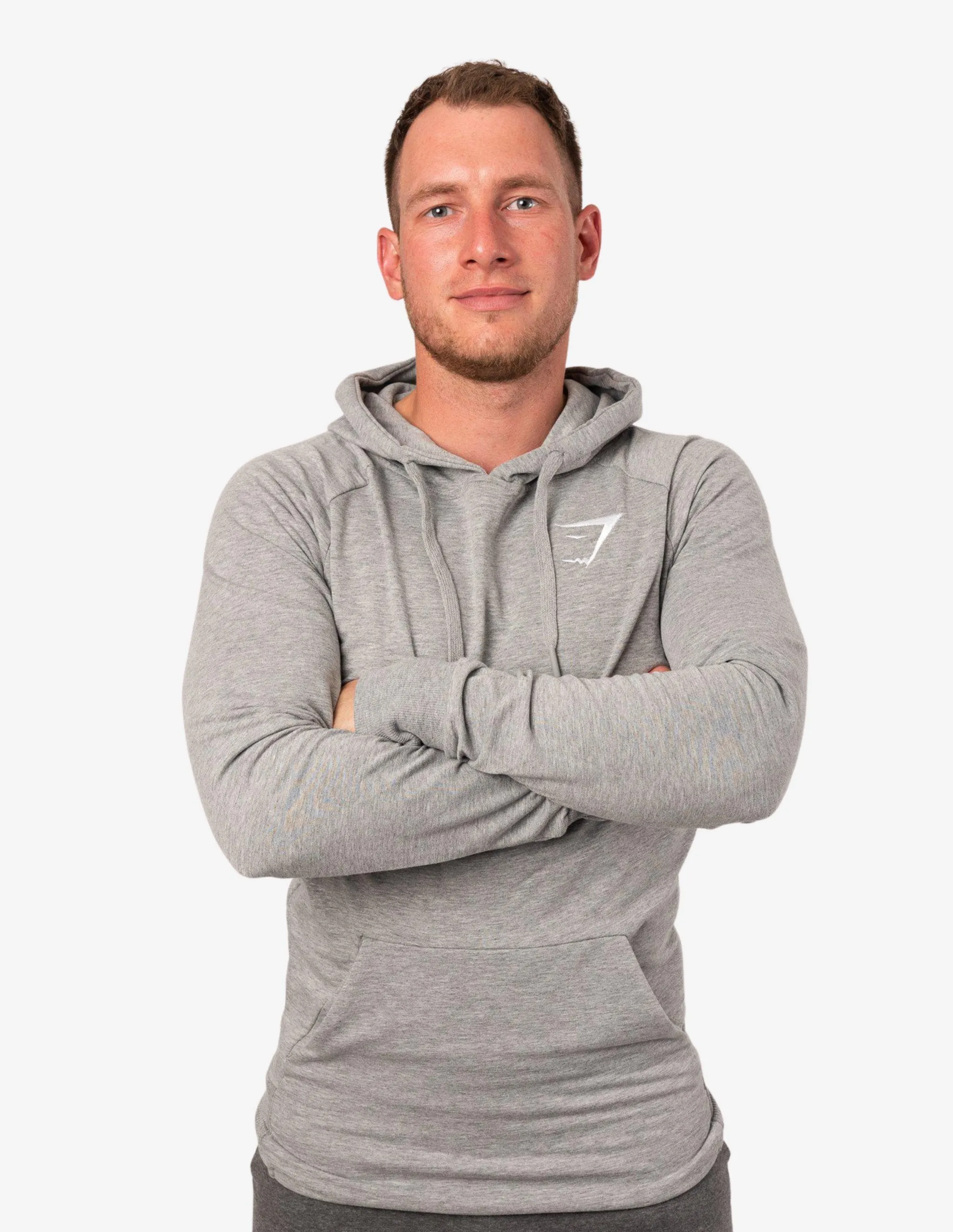 ARK HOODIE LIGHT GREY MARL