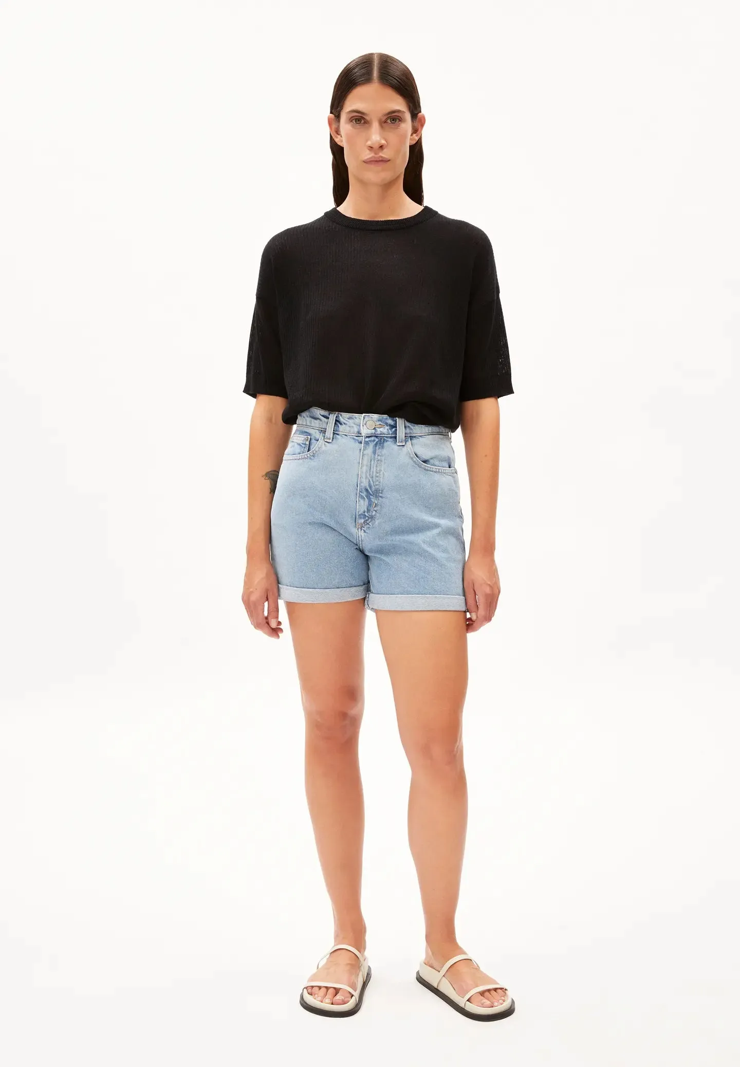 ARMEDANGELS Sheaari jeans shorts fresh blue women
