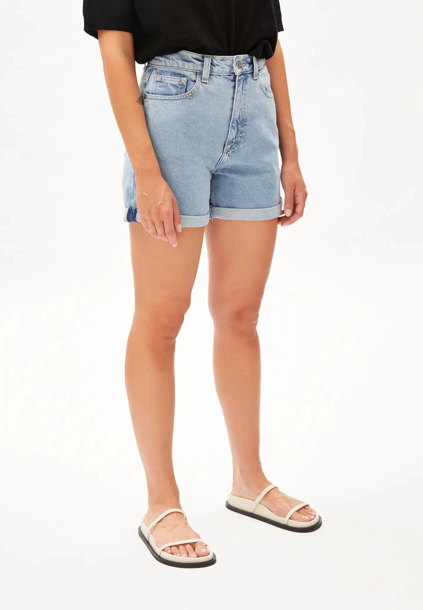 ARMEDANGELS Sheaari jeans shorts fresh blue women