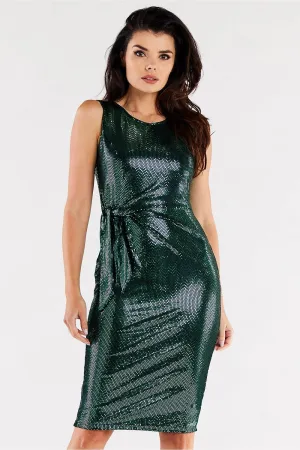 Asymmetrical Elegance Fitted Dress