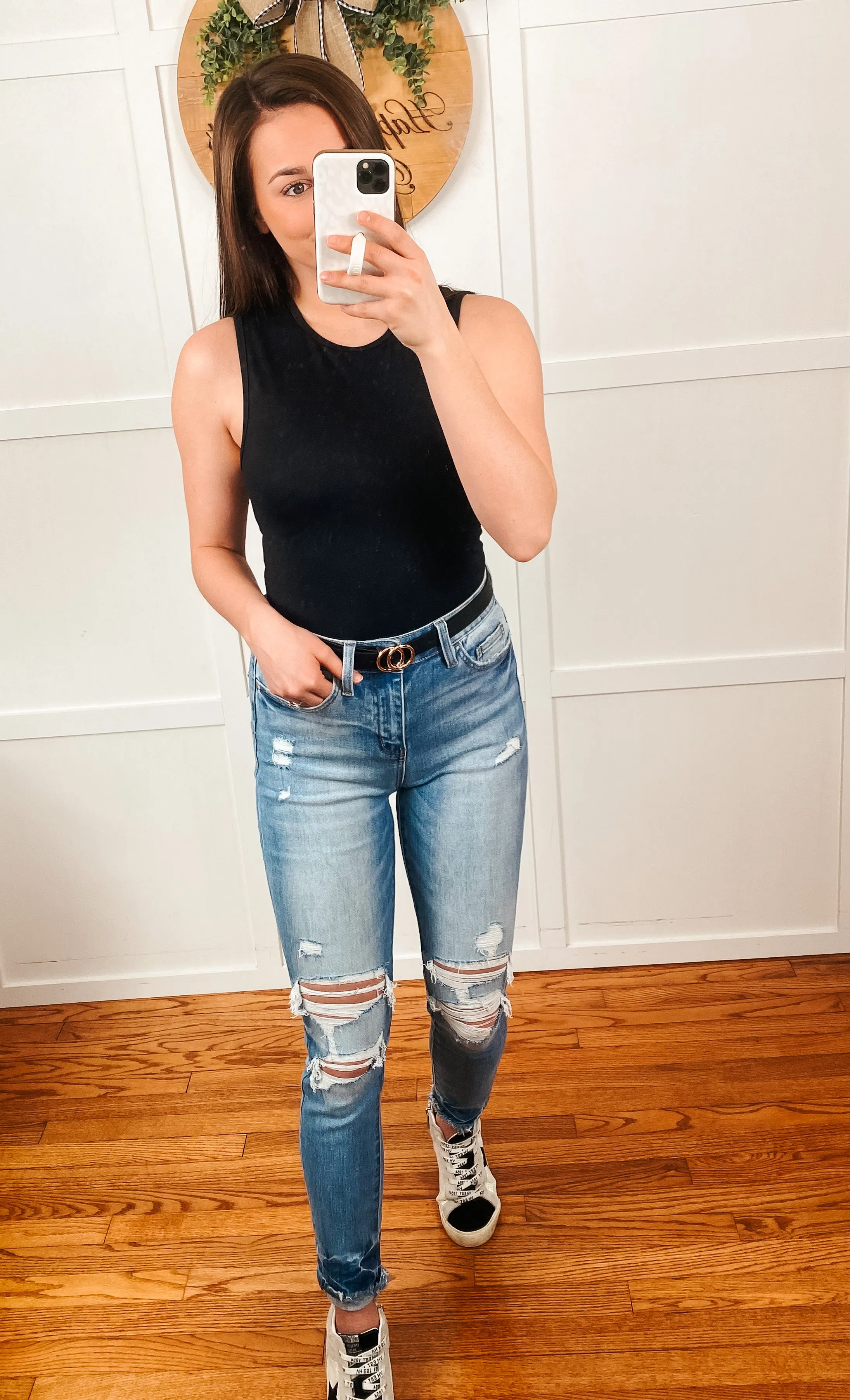 Avery Black Bodysuit