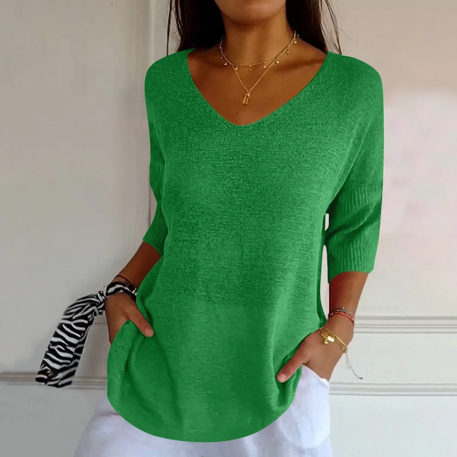 Azure - Elegant Relaxed Top