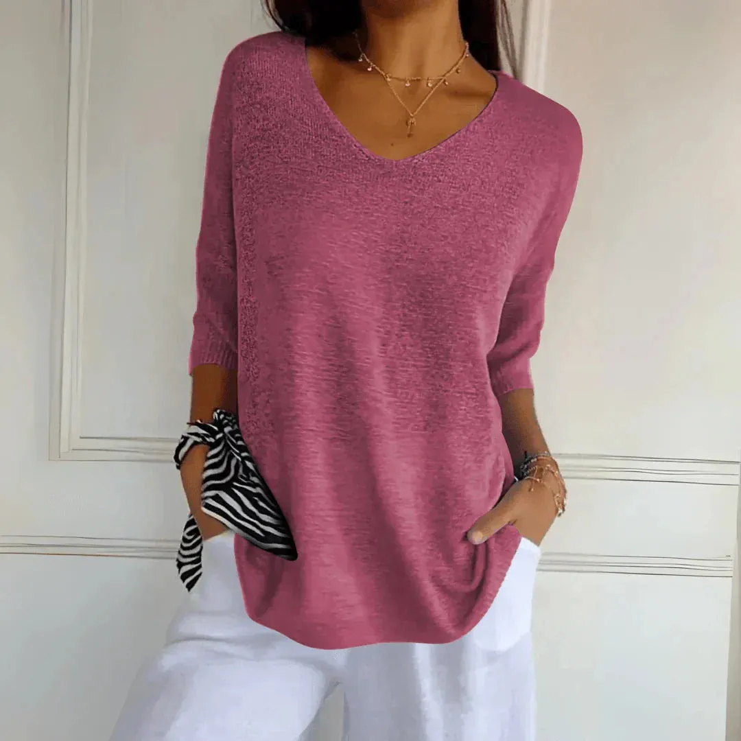 Azure - Elegant Relaxed Top