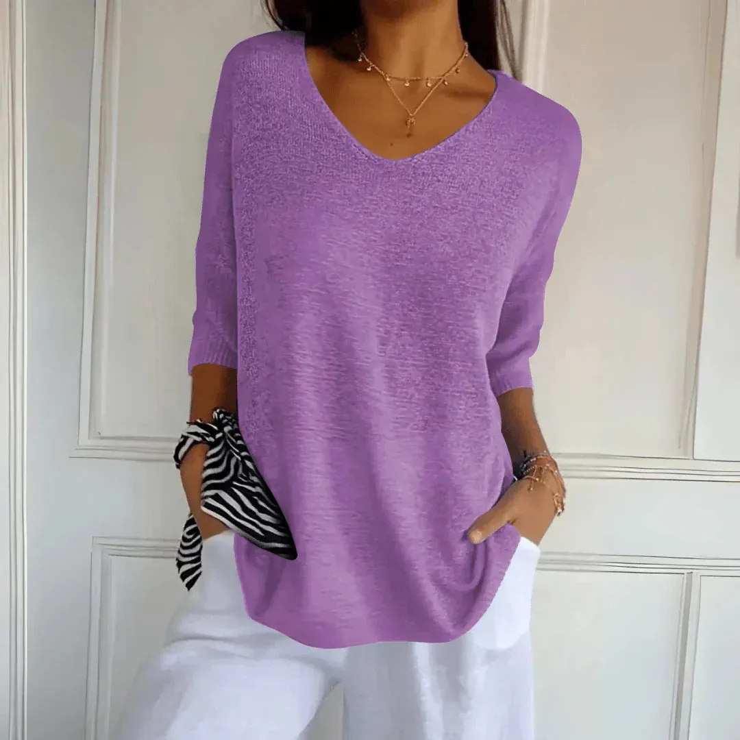 Azure - Elegant Relaxed Top