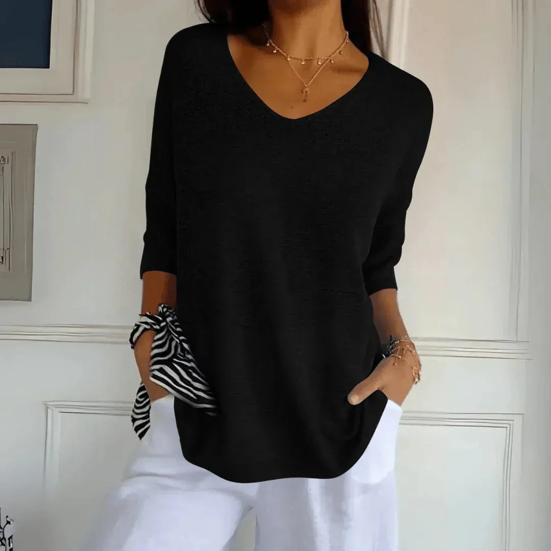 Azure - Elegant Relaxed Top