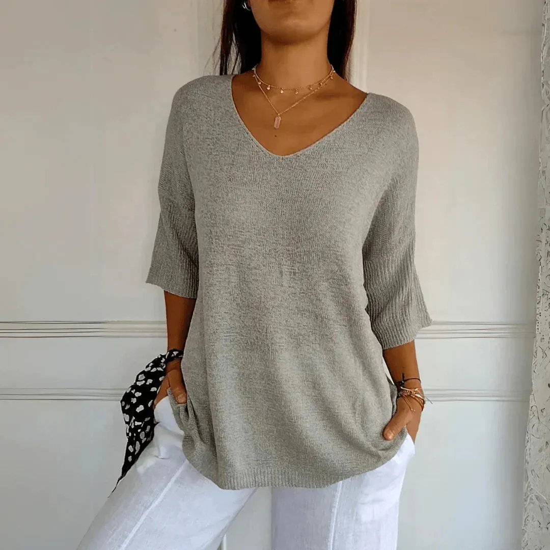 Azure - Elegant Relaxed Top