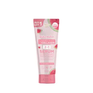 B1T1 Fresh Hairlab Watermelon Double Boost Collagen 2 in 1 Serum Conditioner Treatment 200ml
