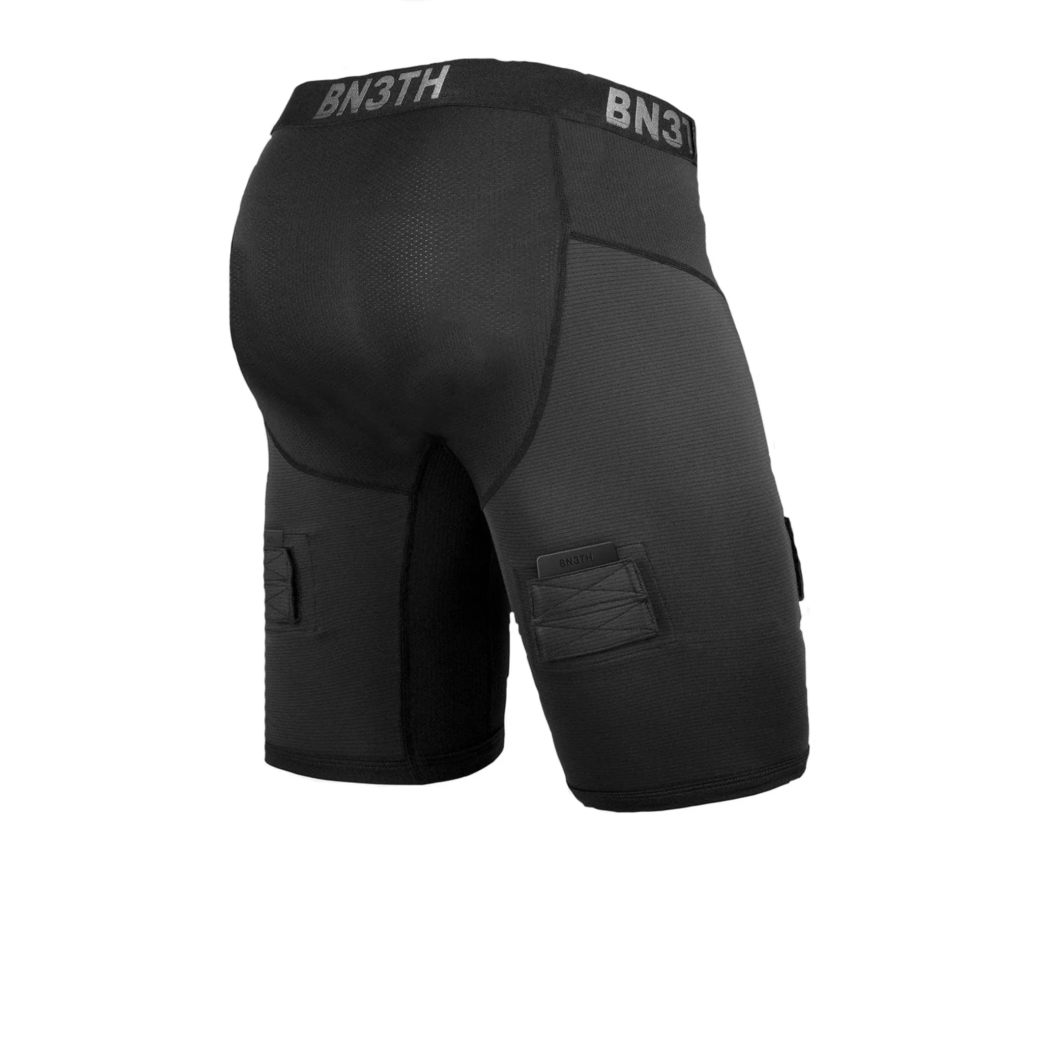 B3NTH Coast to Coast Senior Compression Jock Shorts - Black
