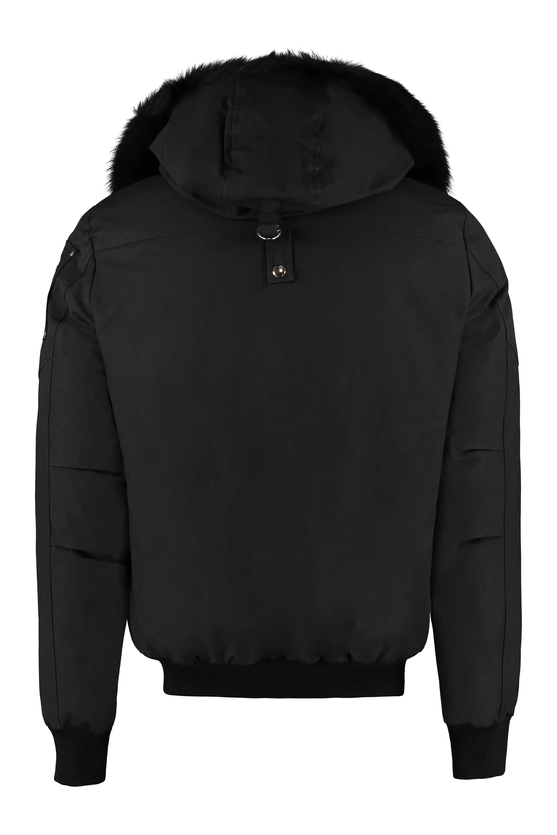 Ballistic hooded padded bomber jacket