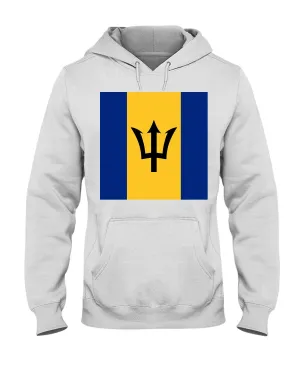 Barbados Flag  Jerzees  Hoodie